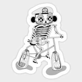 Cyclist Sticker